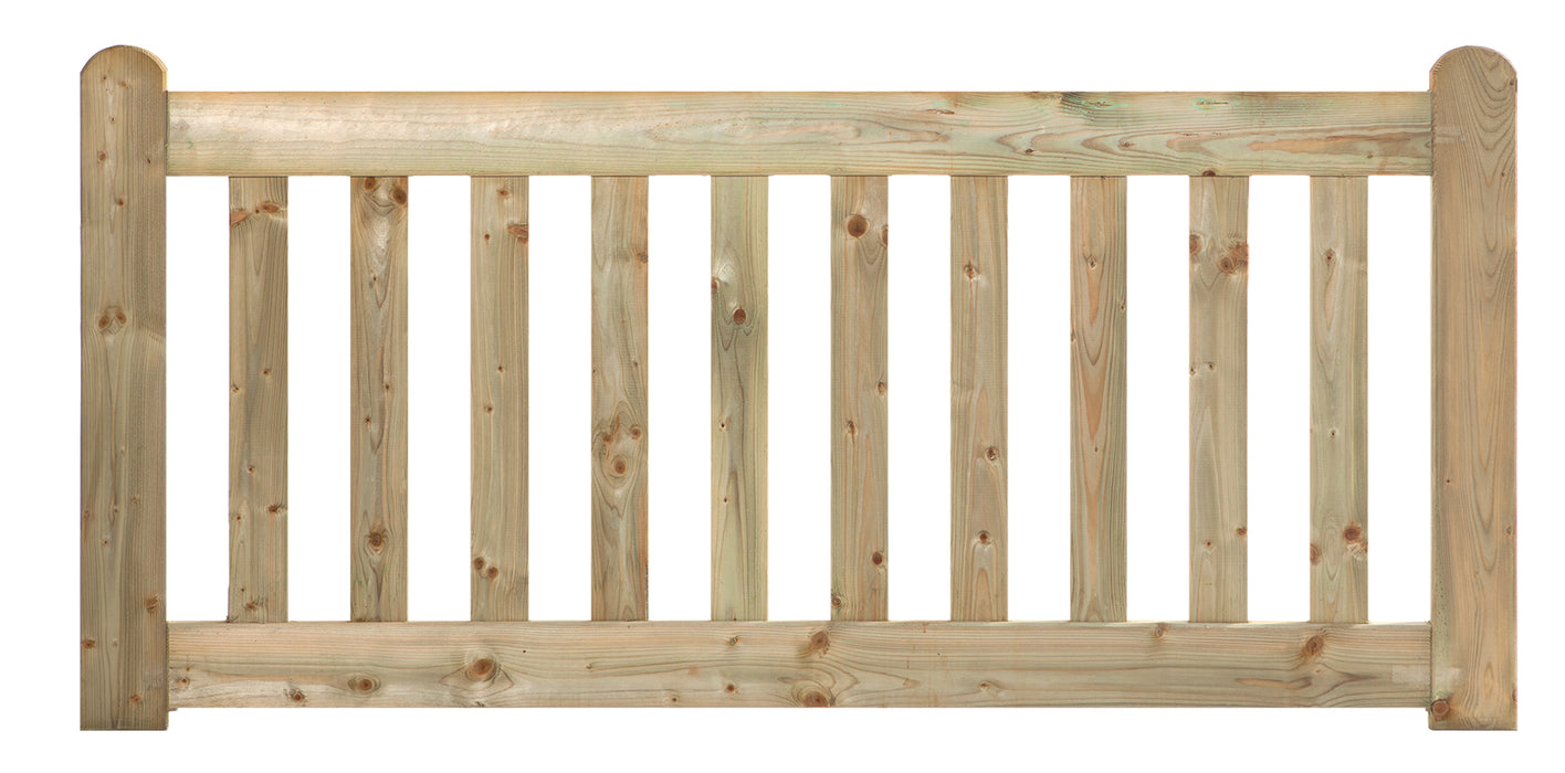 Tuinhek grenen groen geïmpregneerd De Luxe 80 x 180 cm