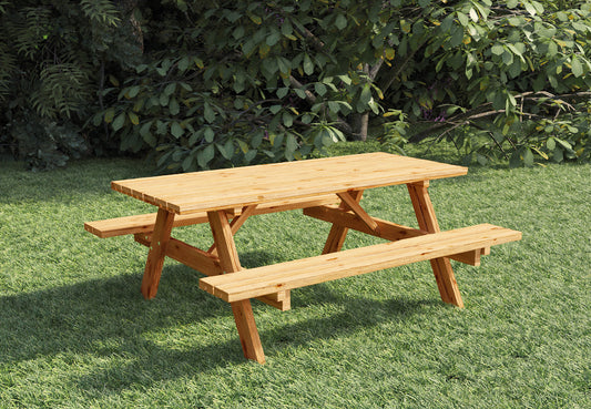 Picknicktafel Basis 180 cm vuren gedroogd, bruin geïmpregneerd