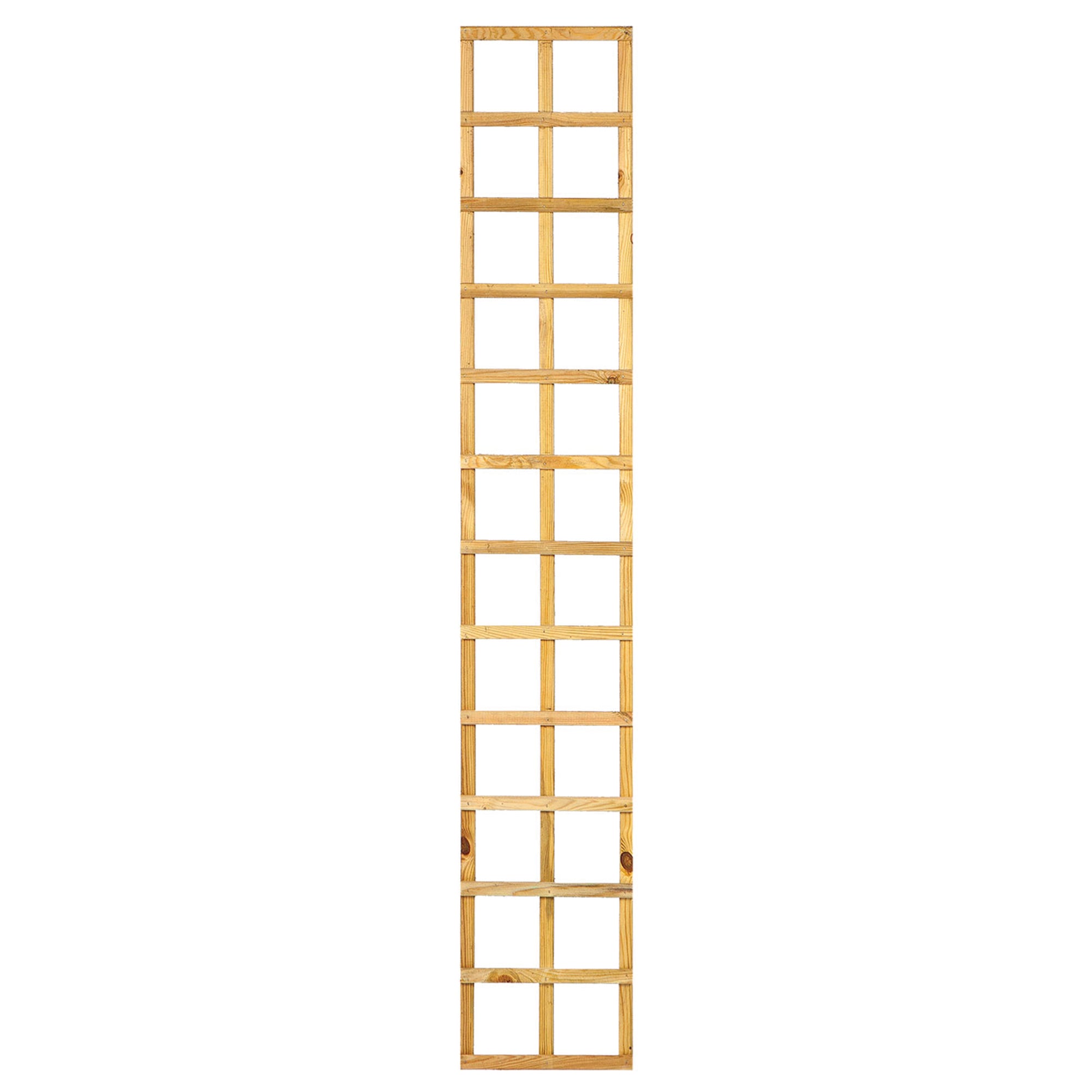 Trellis recht, lamel 1,3 x 2,5 cm grenen groen geïmpregneerd H180 x B30 cm