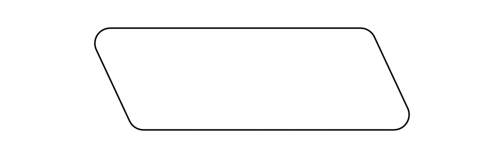 Thermoline ayous hardhout rhombus profiel 1,8 x 6,8 x 280 cm thermisch gemodificeerd, geschaafd