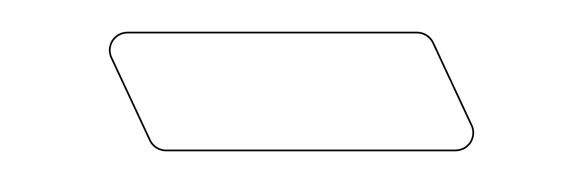 Thermoline ayous hardhout rhombus profiel 1,8 x 6,8 x 305 cm thermisch gemodificeerd, geschaafd