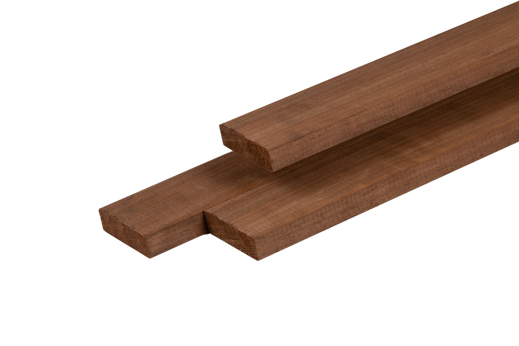 Thermoline ayous hardhout rhombus profiel 1,8 x 6,8 x 365 cm thermisch gemodificeerd, geschaafd