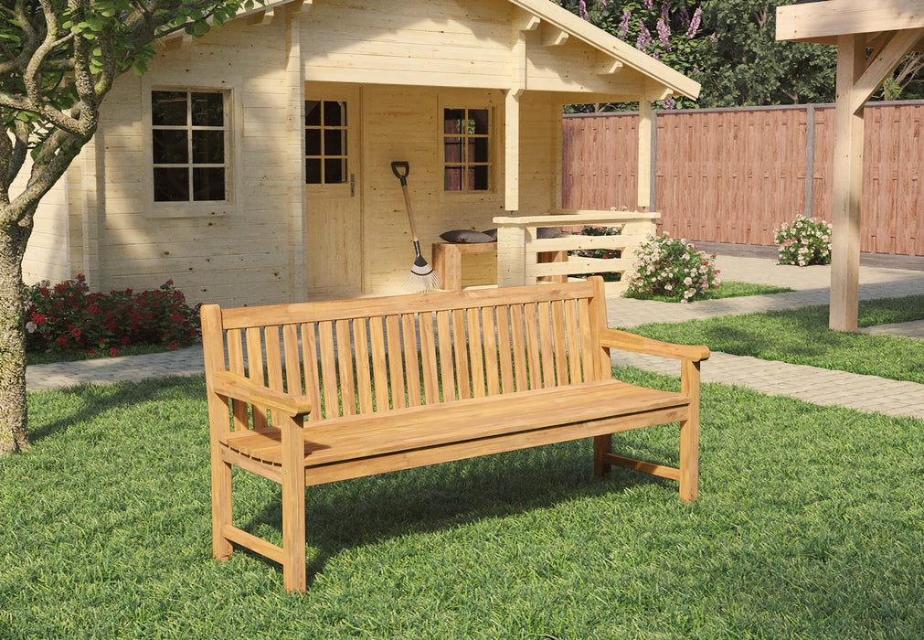 Teak parkbank Norwich 180 cm