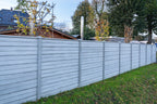 Berton©-motiefplaat smal wit/grijs H26 x D3,5 x L184 cm rabat-houtmotief