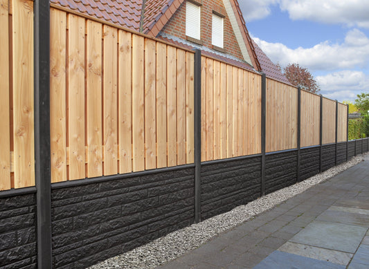 Berton©-paal Geul antraciet gecoat diamantkop 10 x 10 x 280 cm T-model