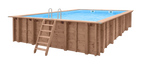 Luxe houten zwembad Playa Forti 834 x 492 x 138 cm