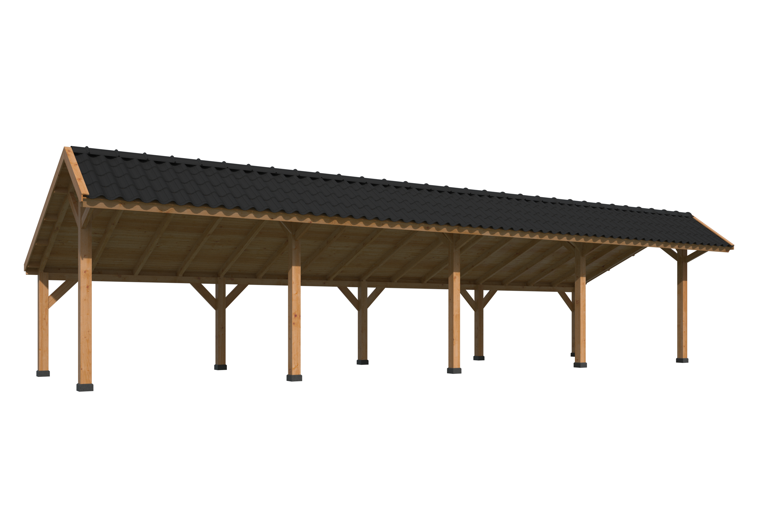 Bergen XL, Type 9 Douglas Gedroogd Potdekselplank blank