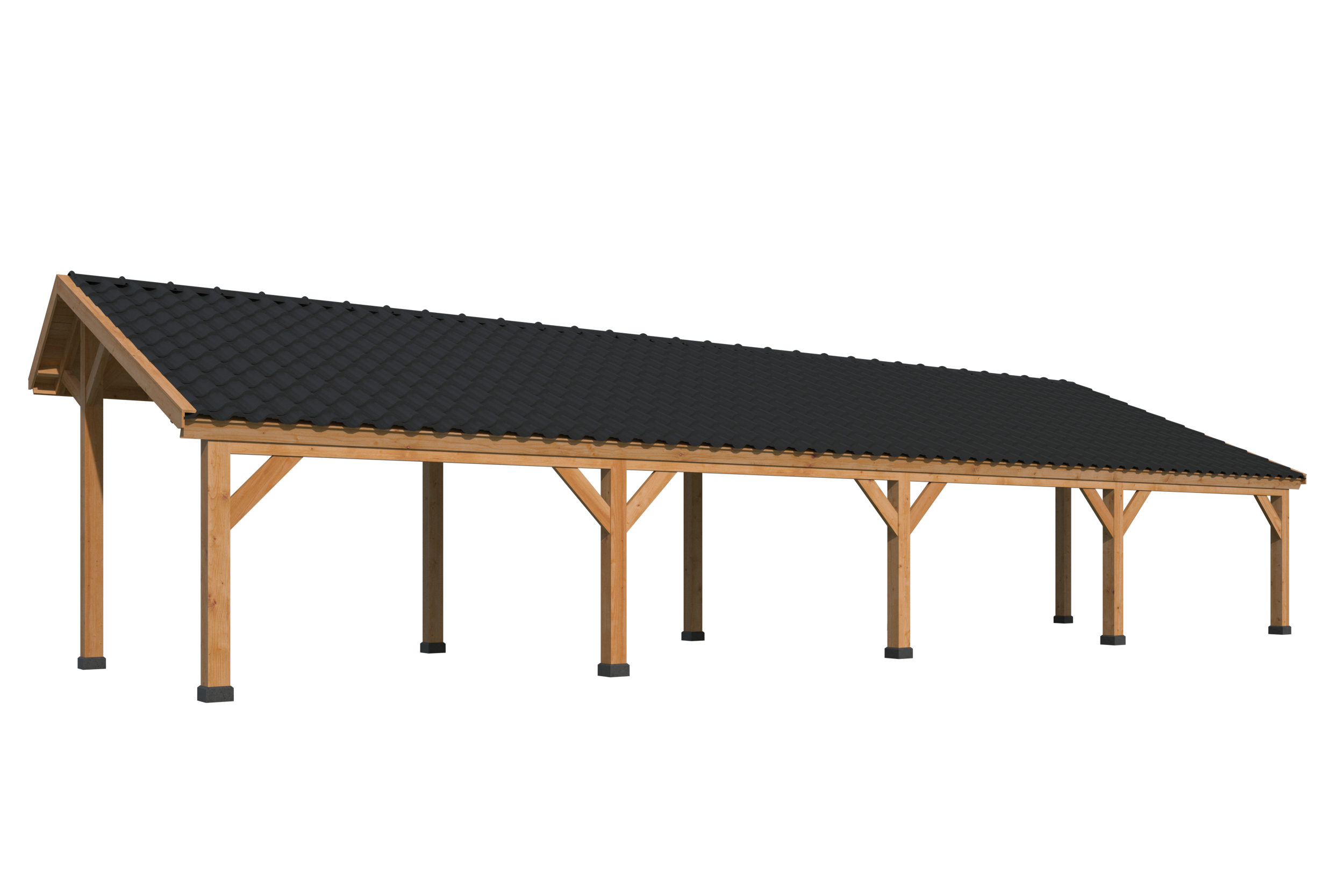 Bergen XL, Type 9 Douglas Gedroogd Potdekselplank blank