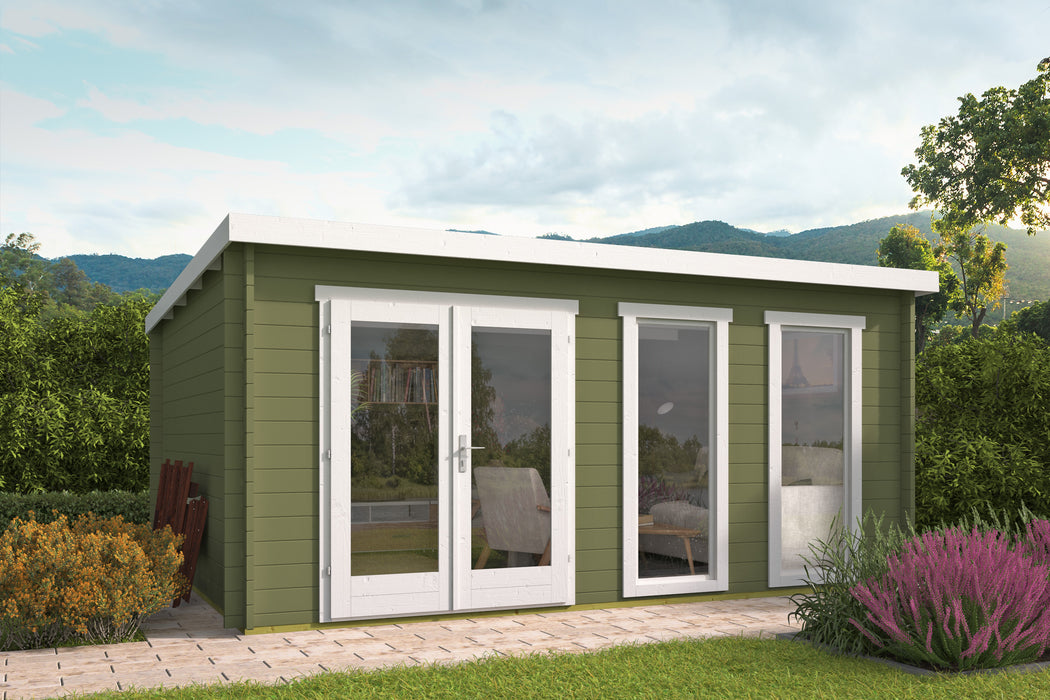 Blokhut - Tuinhuis Annabel | 40 mm | vuren Red Class Wood geïmpregneerd