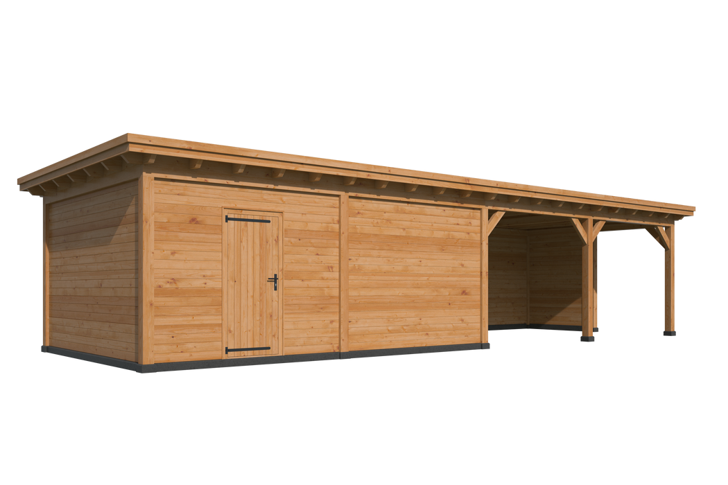 Platdak Odense XXL Samenstelling 12 Red Class Wood