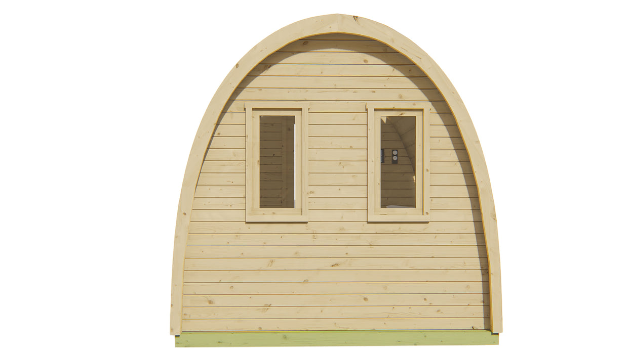 Sauna POD Tolva 260 cm | 38 mm | onbehandeld