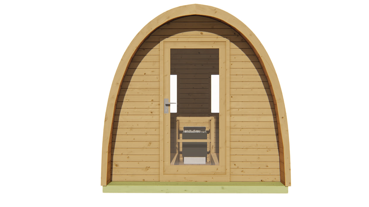 Sauna POD Tolva 260 cm | 42 mm | Thermowood