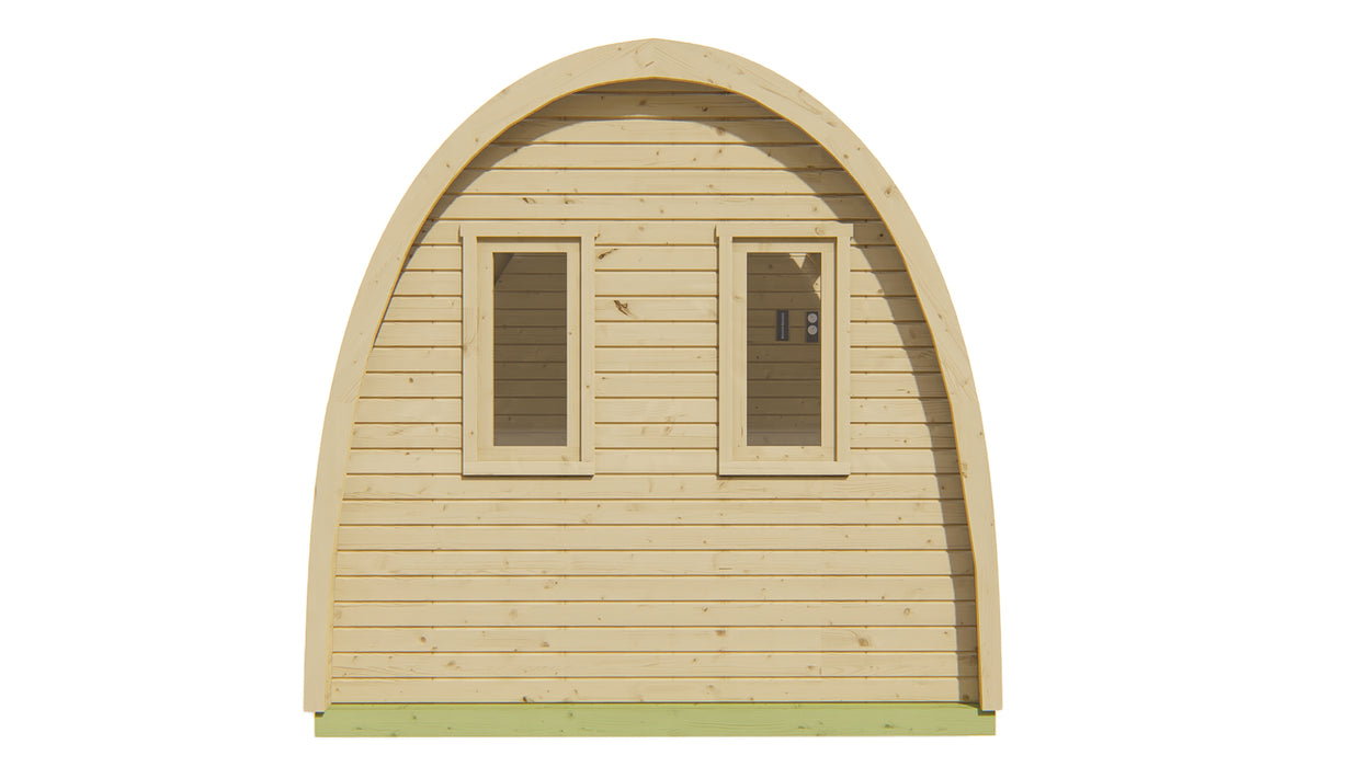 Sauna POD Tolva 480 cm | 38 mm | onbehandeld