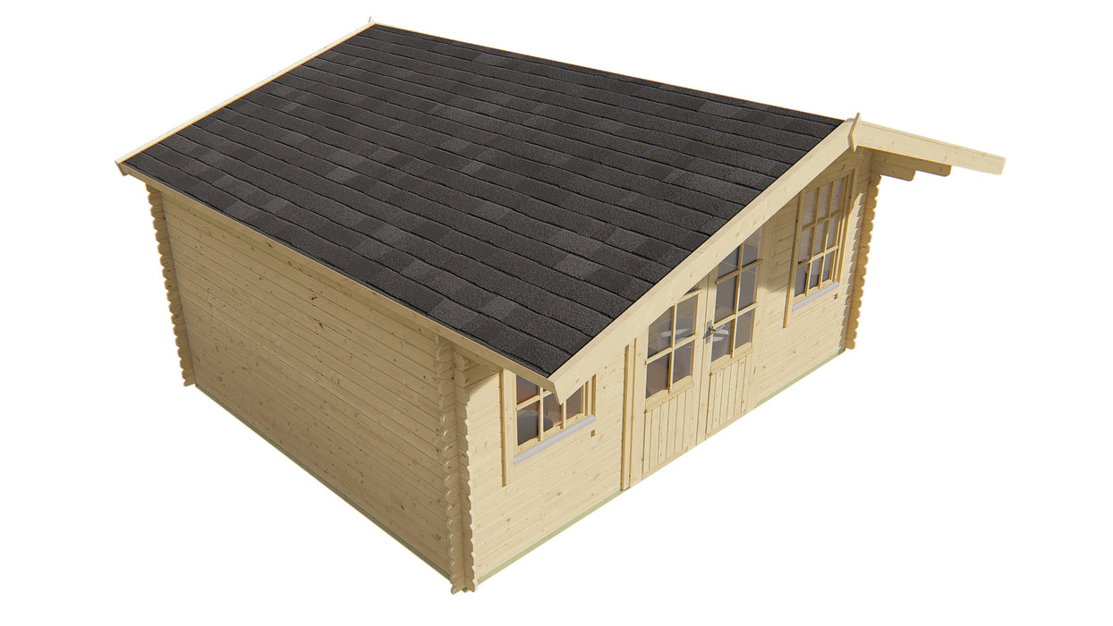 Blokhut - Tuinhuis Viggo | 28 mm | vuren Red Class Wood geïmpregneerd