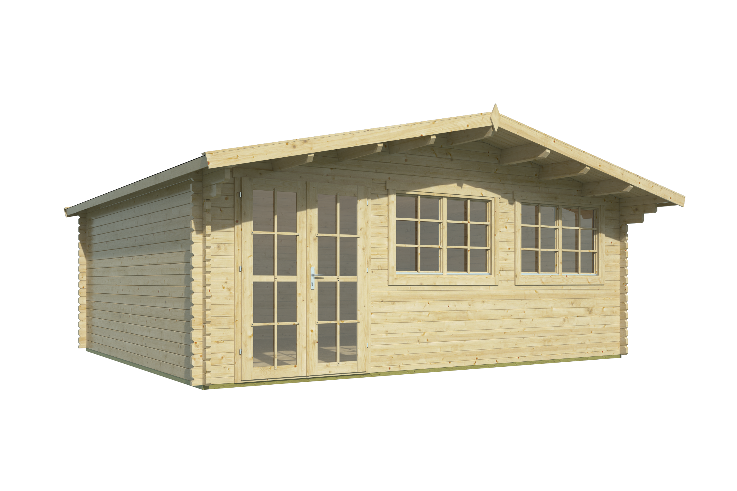 Blokhut - Tuinhuis Tova | 44 mm | vuren onbehandeld