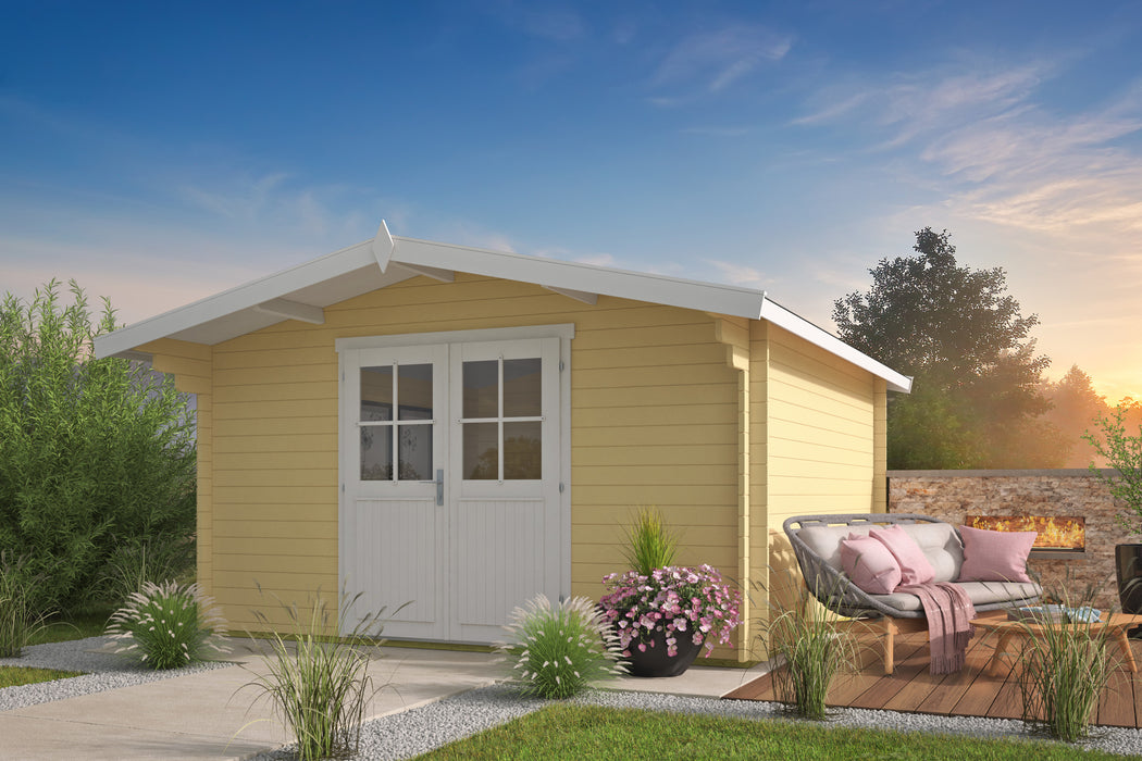 Blokhut - Tuinhuis Torrent | 34 mm | vuren Red Class Wood geïmpregneerd