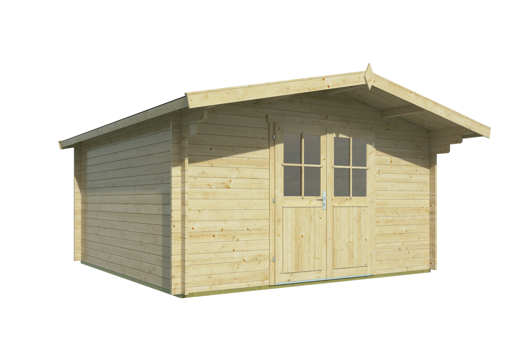Blokhut - Tuinhuis Torrent | 34 mm | vuren Red Class Wood geïmpregneerd