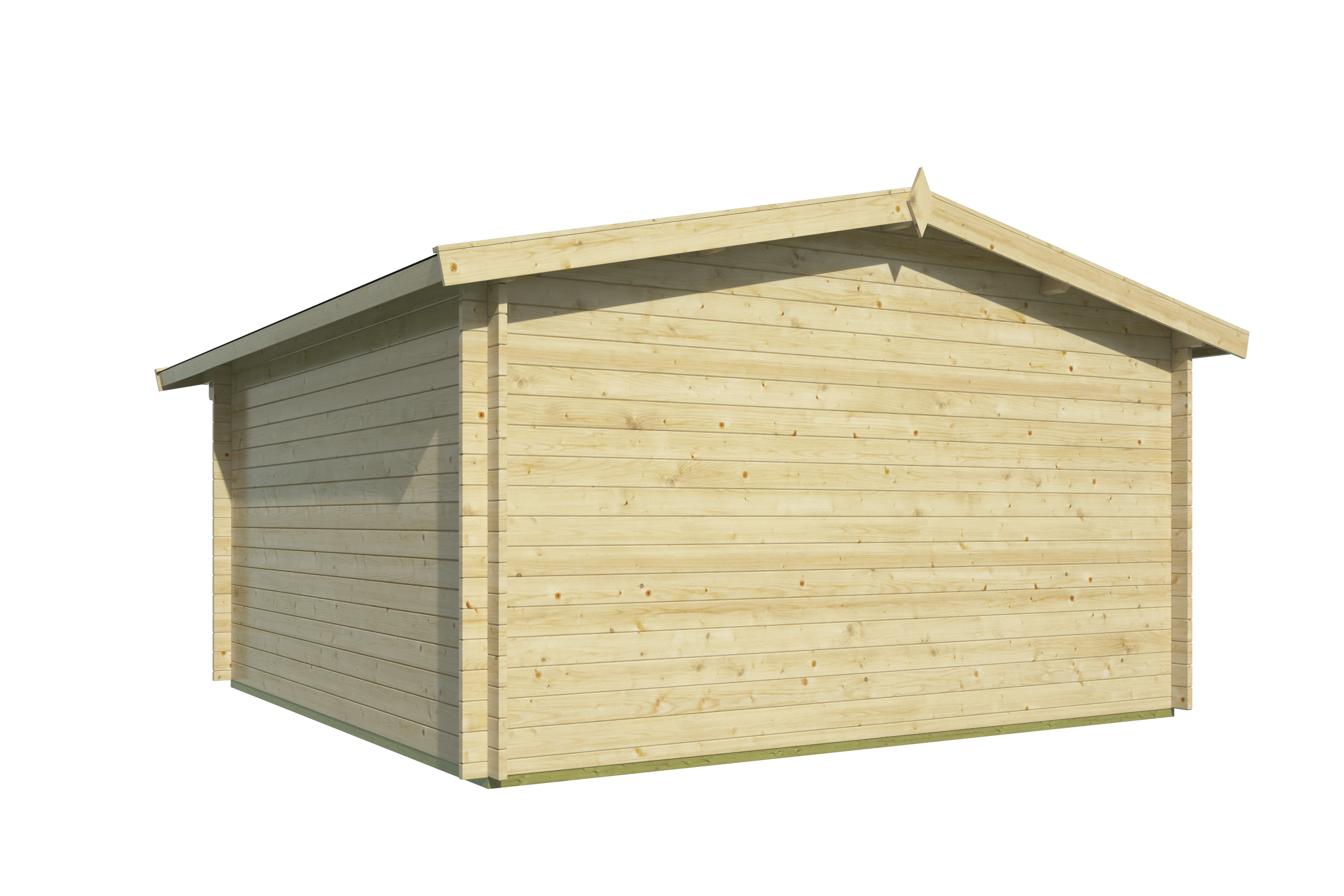 Blokhut - Tuinhuis Torrent | 34 mm | vuren bruin geïmpregneerd