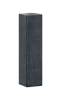 Berton© betonpoer 15,0 x 15,0 x 60,0 cm, antraciet, M16-bus, kleine velling