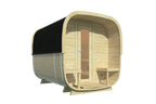 Sauna cube Rovaniemi 280 cm | 38 mm | onbehandeld