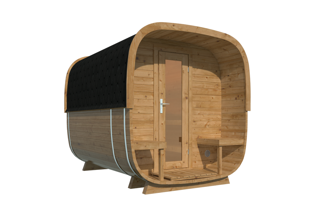 Sauna cube Rovaniemi 280 cm | 42 mm | Thermowood