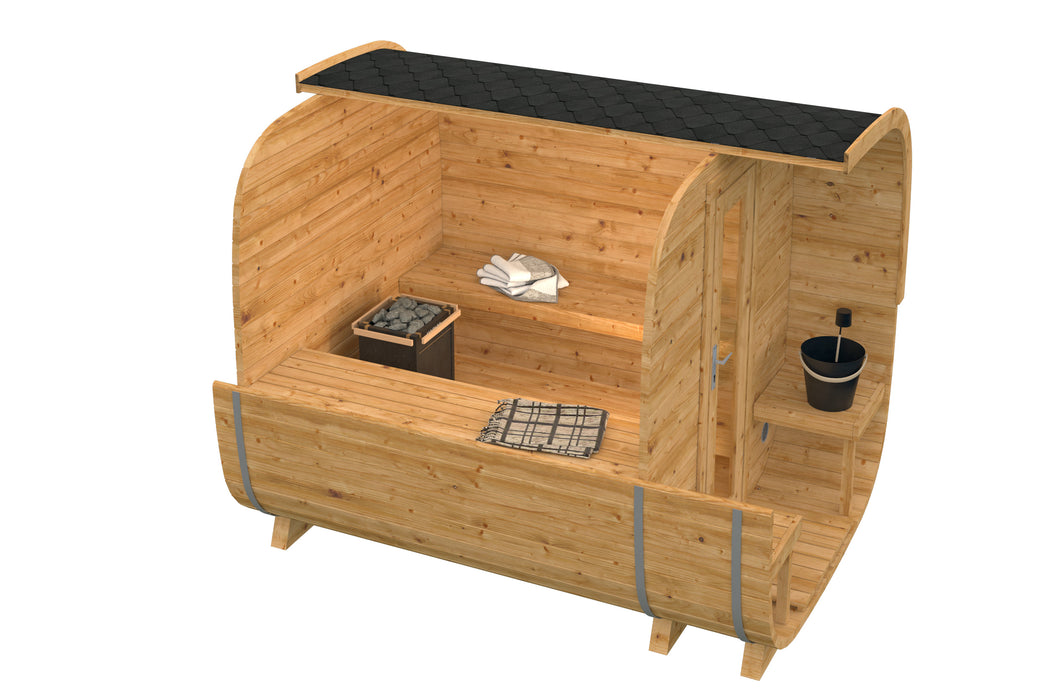 Sauna cube Rovaniemi 280 cm | 42 mm | Thermowood