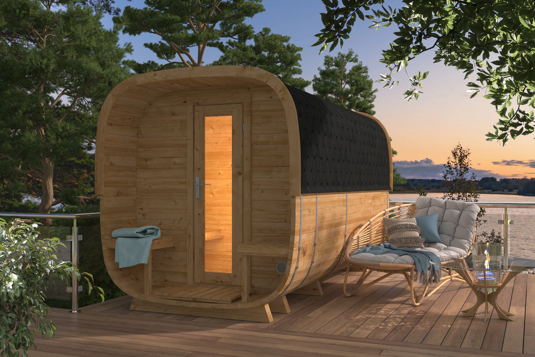 Sauna cube Rovaniemi 390 cm | 42 mm | Thermowood