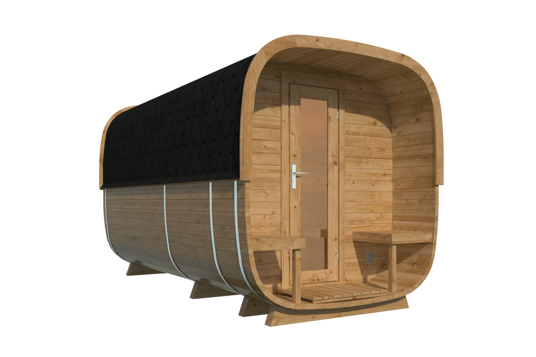 Sauna cube Rovaniemi 390 cm | 42 mm | Thermowood