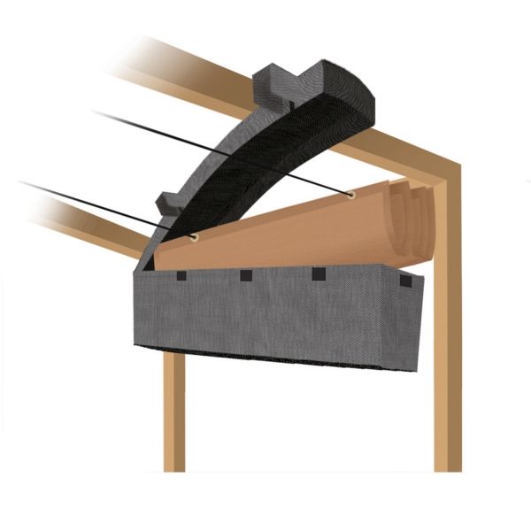 Beschermhoes harmonicadoeken 370 cm