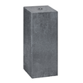 Berton© betonpoer 20,0 x 20,0 x 50,0 cm, antraciet, M16-bus, kleine velling