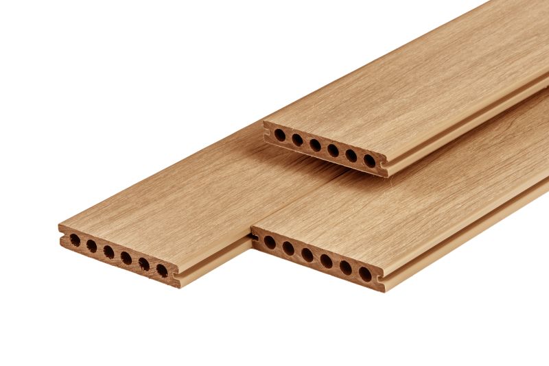 PuraShield composiet vlonderplank 2,3 x 13,8 x 500 cm clip systeem, semi-massief, Cedar