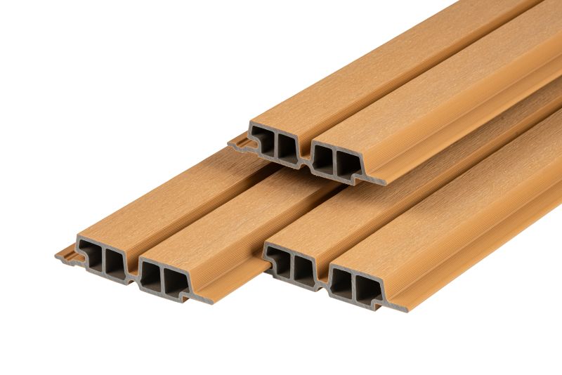 PuraTech 55 composiet dubbel profiel 3,3 x 17,0 x 290 cm, cedar, fijne houtnerf