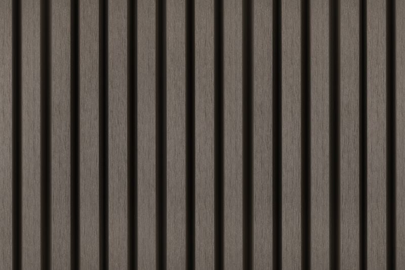 PuraTech 30 composiet triple profiel 3,3 x 17,0 x 290 cm, dark grey, fijne houtnerf