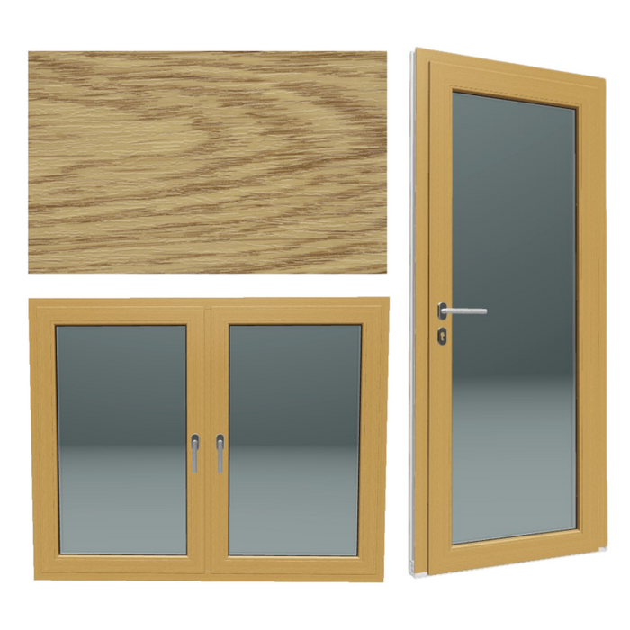 Kunststof ramen en buitendeuren houtlook Circuswagen Dan