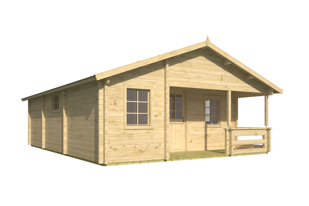 Blokhut - Tuinhuis Kay | 70 mm | vuren onbehandeld