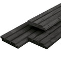 Douglas triple profiel 1,9 x 13,0 x 500 cm, gedroogd, zwart gespoten, geschaafd