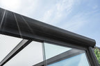 Aluminium terrasoverkapping Montreal 506 x 300 cm zwart RAL9005