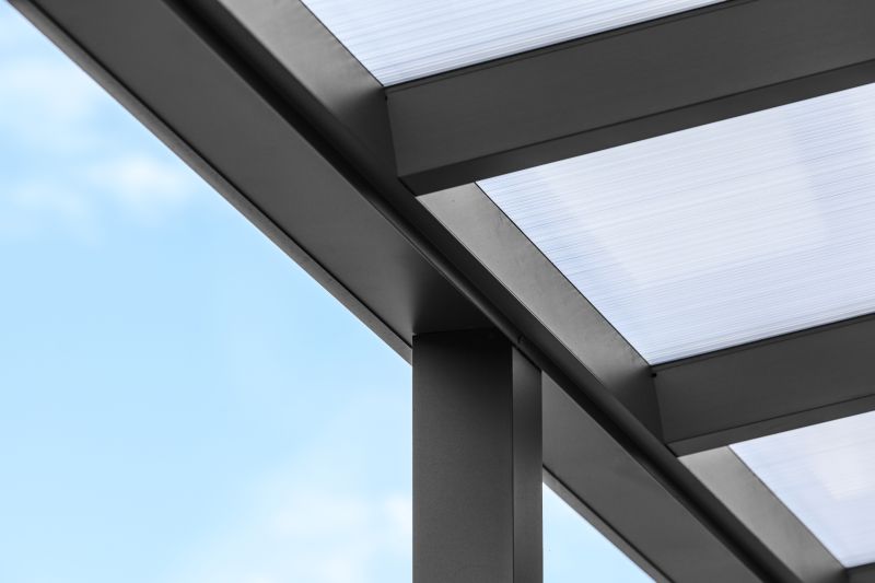 Aluminium terrasoverkapping Montreal 506 x 300 cm zwart RAL9005