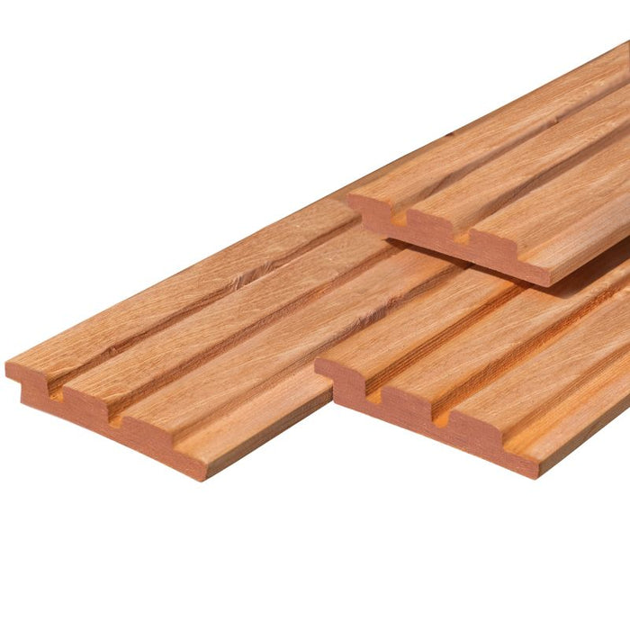 Bangkirai hardhout triple profiel 2,2 x 14,5 x 245 cm geschaafd