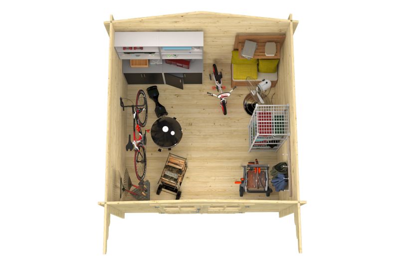 Blokhut - Tuinhuis Albacete | 34 mm | vuren onbehandeld