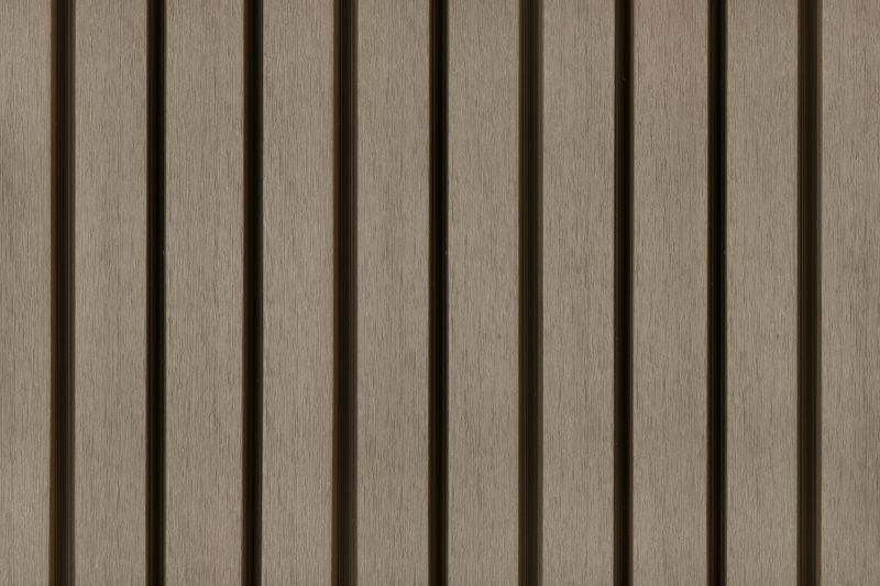 PuraTech 55 composiet dubbel profiel 3,3 x 17,0 x 290 cm, light grey, fijne houtnerf