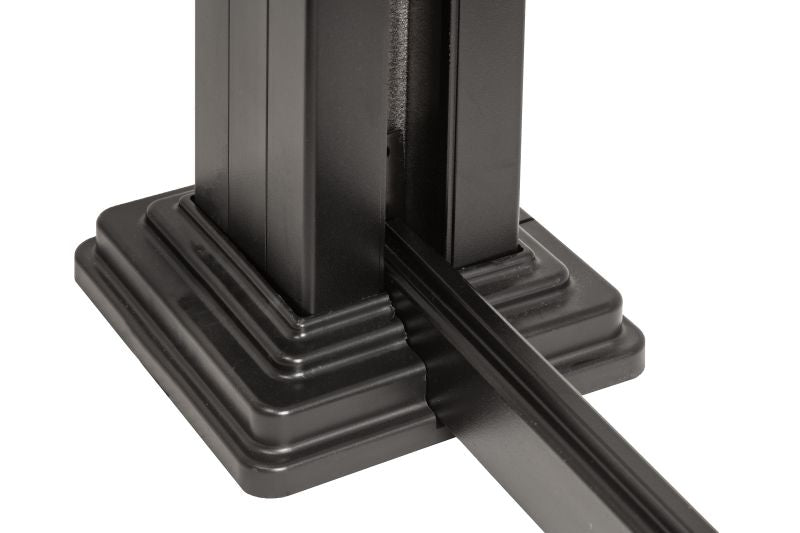 PuraFence aluminium afdekkap 7,5 x 7,5 cm t.b.v. voet schuttingpaal 192 cm