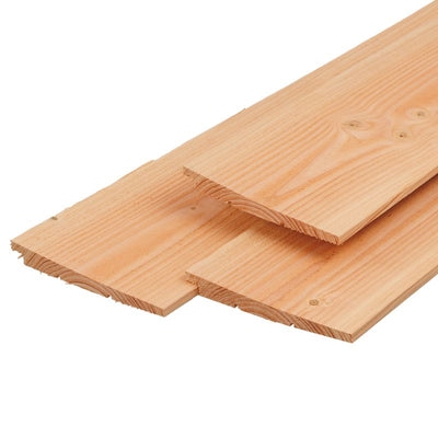 Douglas wand type D Zweeds rabat horizontaal 300tm350x224cm incl. regelwerk