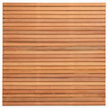 Rhombusscherm Wichmond, bangkirai hardhout, RVS-geschroefd, enkelzijdig bekleed, 31-planks (26+5) 180 x 180 cm