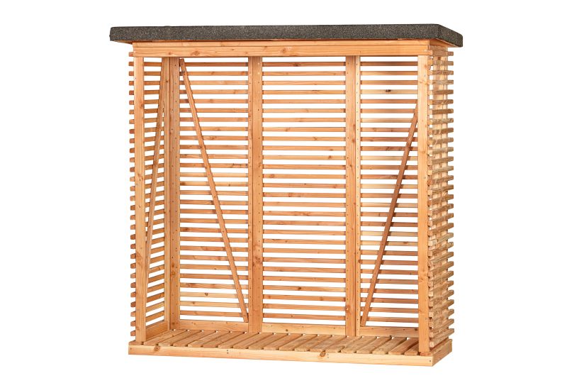 Openhaardhout berging, douglas B85 x D80 x H190 cm