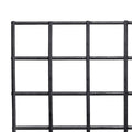 Gaaselement vuurverzinkt zwart gespoten maaswijdte 7,5 x 7,5 cm, draaddikte 3,8 mm H173 x B83 cm