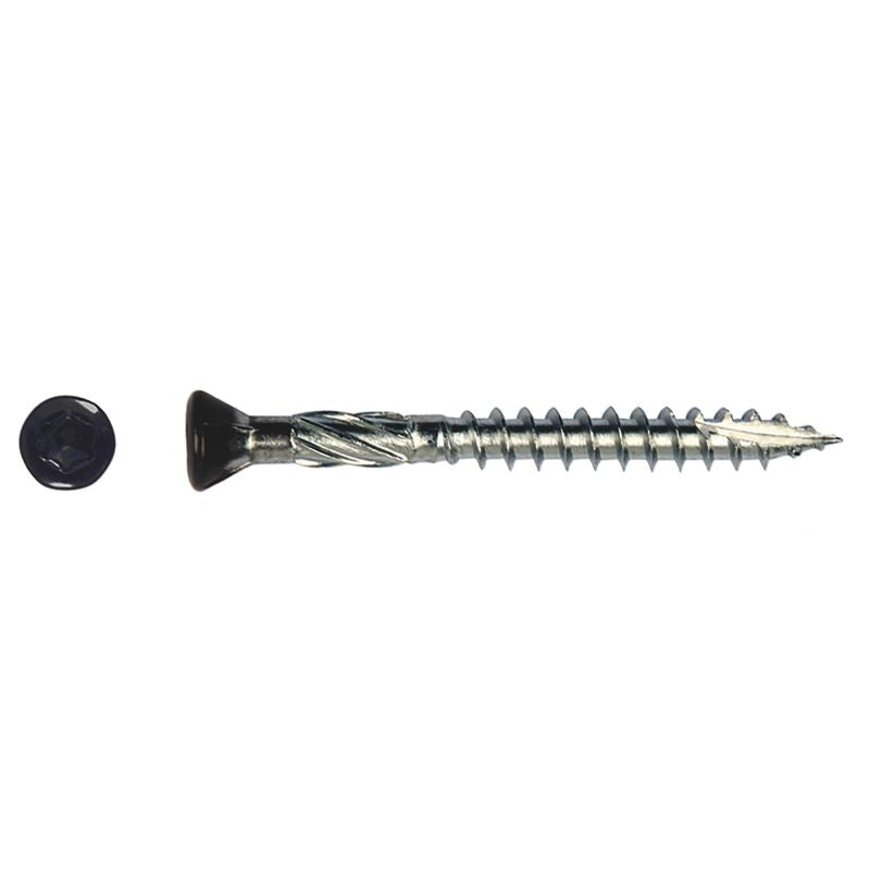 FixGard potdekselschroef met zwart gecoate schroefkop - RVS410 5,0 x 40 mm Tx25 (Doos 200 stuks)