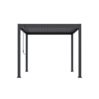 Tuindeco Advance line vrijstaande aluminium overkapping 300 x 300 x 255 cm antraciet
