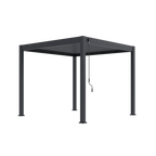 Tuindeco Advance line vrijstaande aluminium overkapping 300 x 300 x 255 cm antraciet