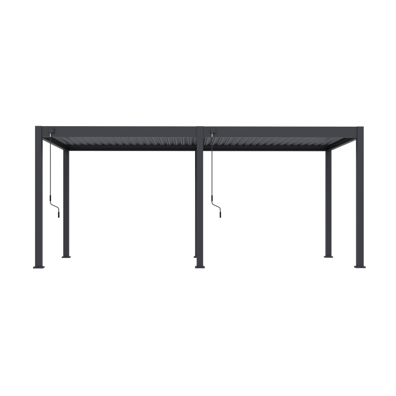 Tuindeco Advance  line vrijstaande aluminium overkapping 300 x 600 x 255 cm antraciet